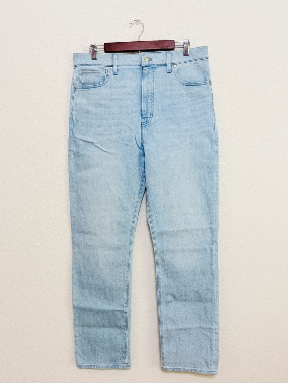 Madewell The Tall '90s Straight Jean In Ward Wash Size 31T NWT - Picture 3 of 11